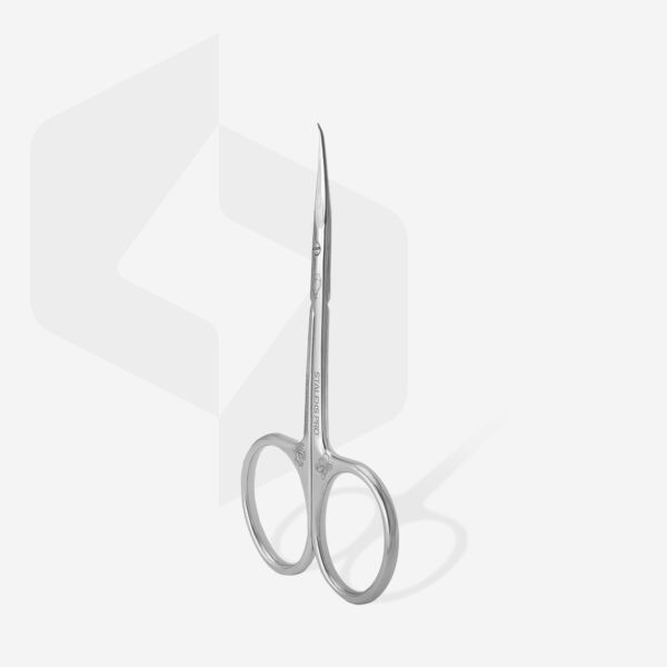 Professional cuticle scissors with hook  STALEKS EXCLUSIVE 21 TYPE 2 (magnolia) - Зображення 3