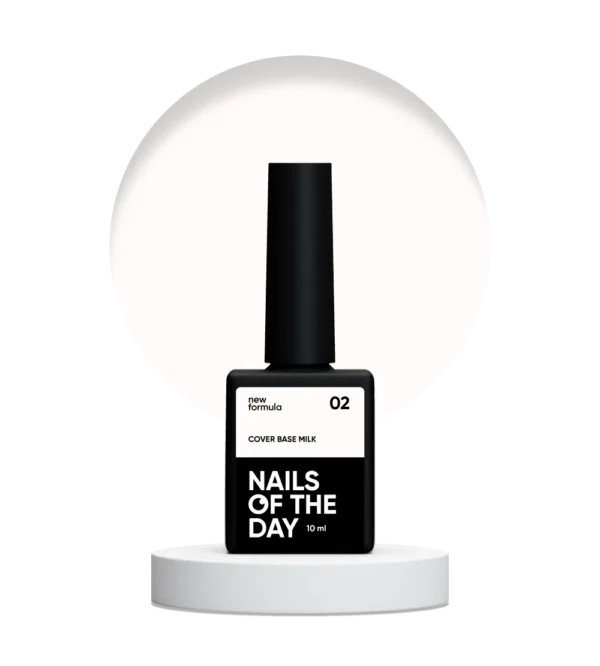 NAILSOFTHEDAY Cover base milk 02, 10 ml