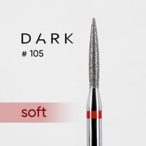 Diamantová fréza DARK #105 červený plamen