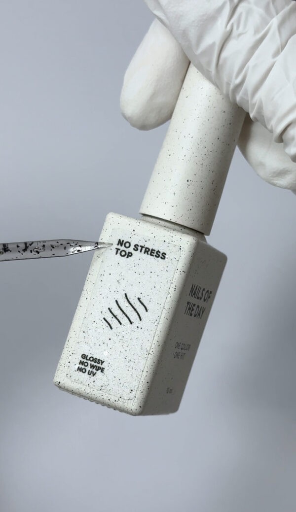 NAILSOFTHEDAY No Stress top no wipe, 10 ml - Image 2