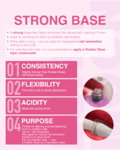 Porovnáváme báze LunaMoon: Strong Base, Rubber Base, Acid Free Base, Marker Base obrázek 1