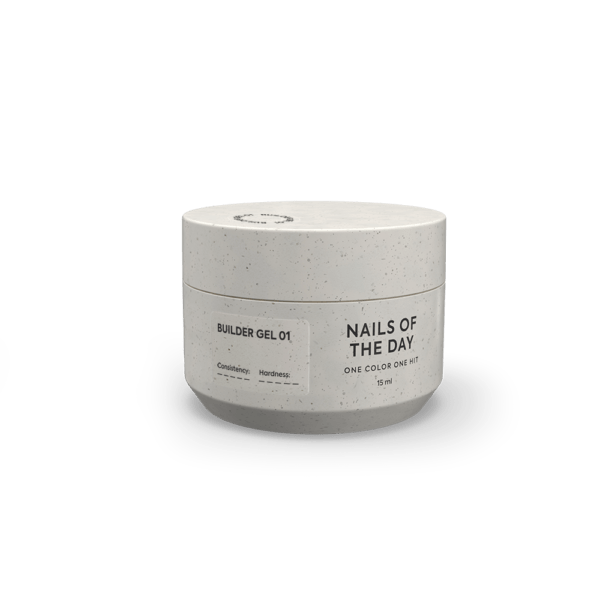 NAILSOFTHEDAY Builder gel 01, 15 ml (clear) - Image 2
