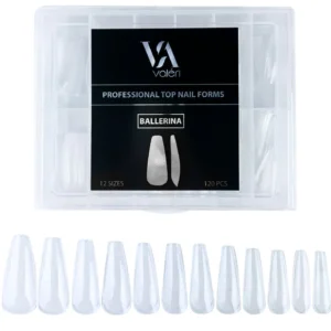 Valeri Horní formy na modeláž nehtů Top Nail Forms Ballerina