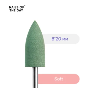 NAILSOFTHEDAY Silicone polisher 8*20 mm, green