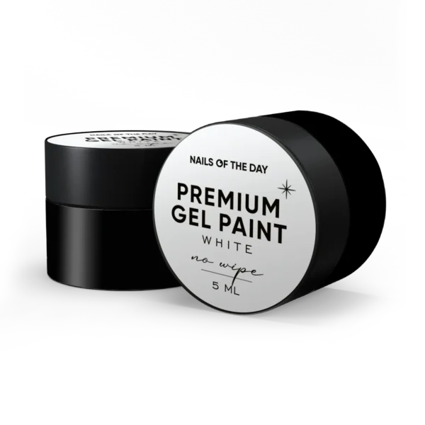 NAILSOFTHEDAY Gel paint White no wipe, 5 ml