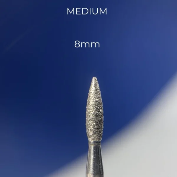 NAILSOFTHEDAY Diamond flame cutter 2.1*8 mm,blue - Image 2