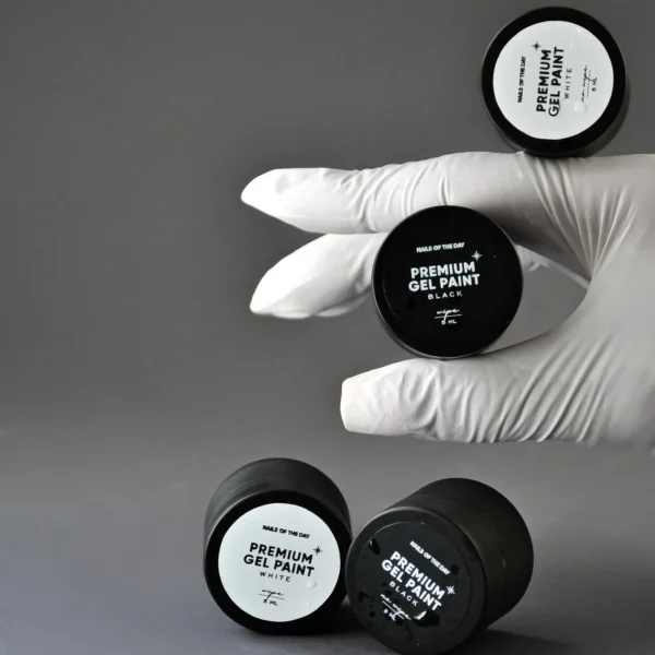 NAILSOFTHEDAY Gel paint White no wipe, 5 ml - Image 3