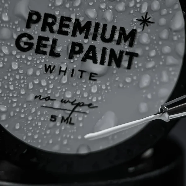 NAILSOFTHEDAY Gel paint White no wipe, 5 ml - Image 2