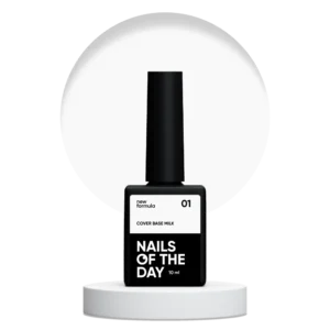 NAILSOFTHEDAY Cover base milk 01, 10 ml