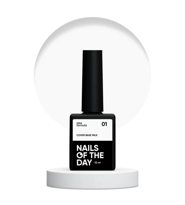 NAILSOFTHEDAY Cover base milk 01, 10 ml