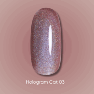 Dark gel polish Hologram cat 6 ml - 03