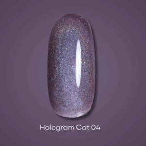 Dark gel polish Hologram cat 6 ml - 04