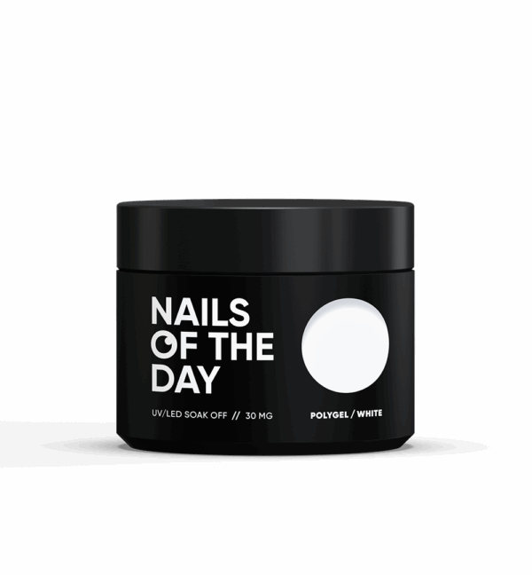 NAILSOFTHEDAY Polygel white, 30 g