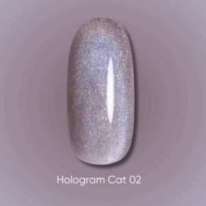 Dark gel polish Hologram cat 6 ml - 02