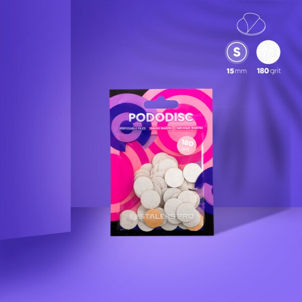 Staleks Pro Brusné papíry Pododisc S bílé(50 pcs) 180