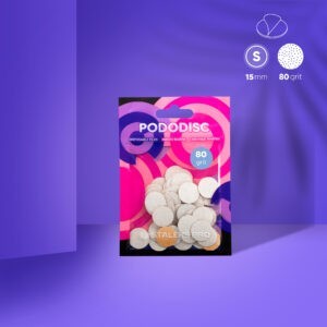 Staleks Pro Brusné papíry Pododisc S bílé(50 pcs) 80