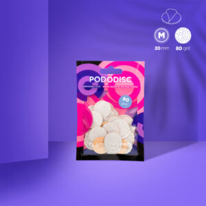 Staleks Pro Brusné papíry Pododisc M bílé(50 pcs) 80