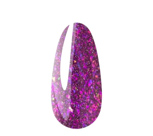 Gel lak na nehty Moon Full Chrome Flake Disco 02, 8 ml