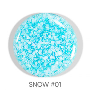 Snow gel paint Dark 01, 5 g