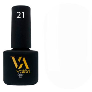 Color Gel Polish VALERI 21, 6 ml white