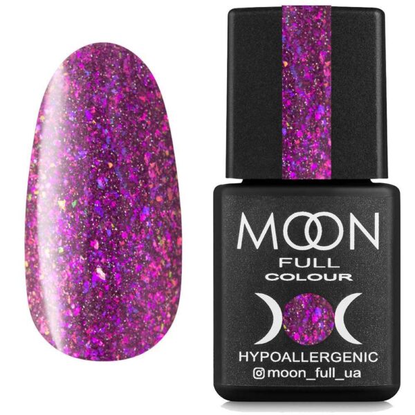 Gel lak na nehty Moon Full Chrome Flake Disco 02, 8 ml - Image 3