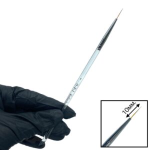 Tenký štětec na lakování OPI pro design nehtů průhledný - 01