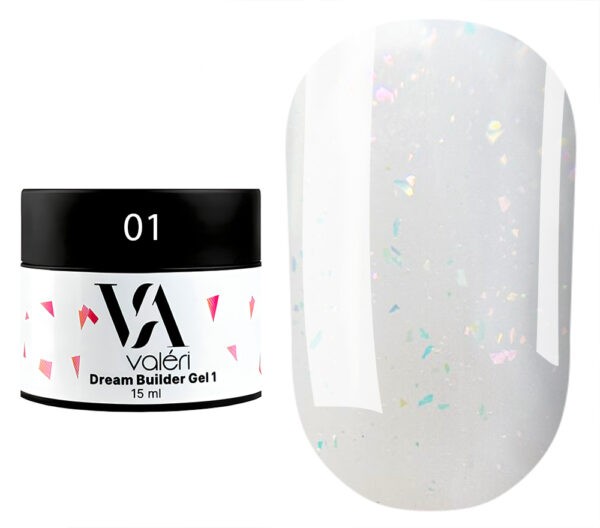 Builder Gel Valeri "Dream", 15 ml - 01