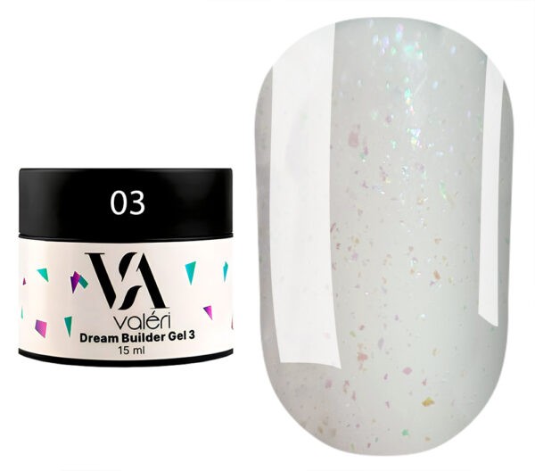 Builder Gel Valeri "Dream", 15 ml - 03