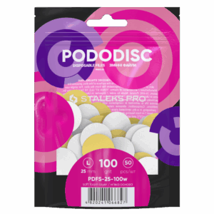Staleks Brusné papíry Pododisc 25mm PDFS-25-100 bílé