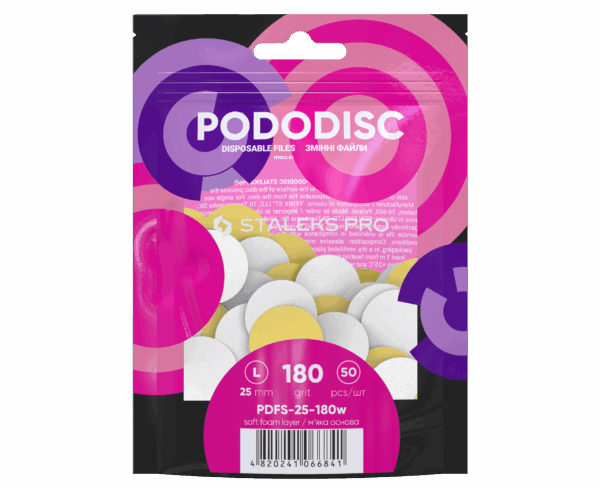 Staleks Brusné papíry Pododisc 25mm PDFS-25-180