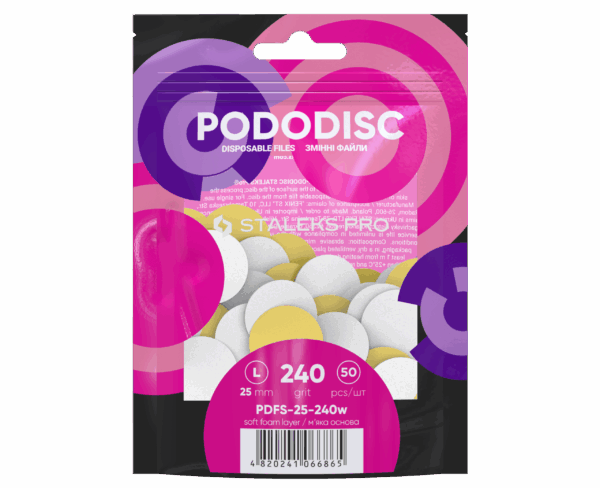 Staleks Brusné papíry Pododisc 25mm PDFS-25-240