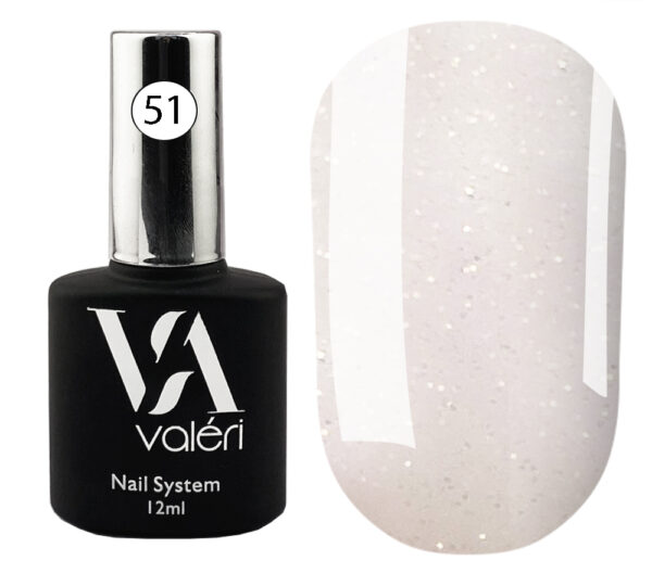 RUBBER BASE FRENCH "VALERI" (cover), 12 ml French Opal - 51