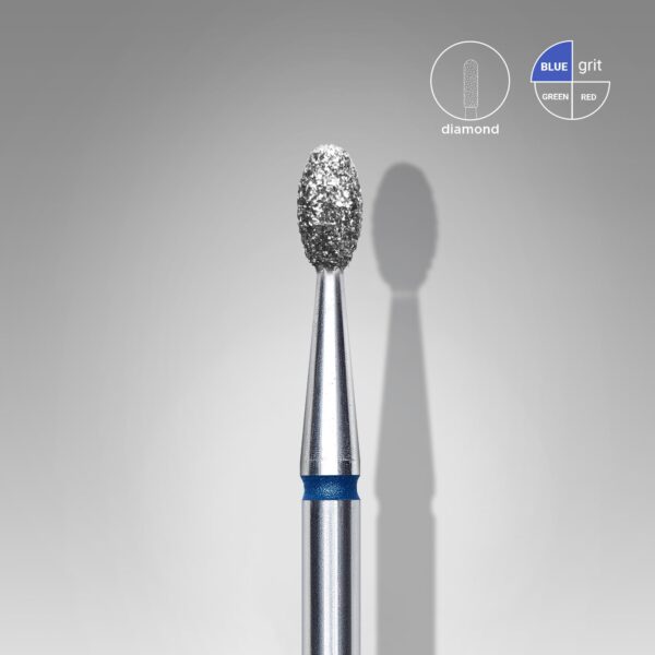 Diamantová fréza olive EXPERT, průměr hlavy 2,5 mm / pracovní část 5 mm