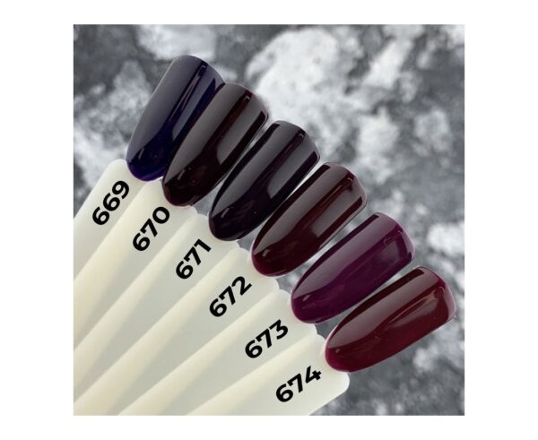 Gel lak na nehty Moon Full Autum - Winter 673, 8 ml - Image 2