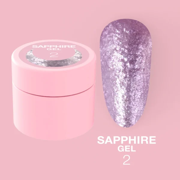 LunaMoon Gel paint Sapphire Gel 02, 5 ml