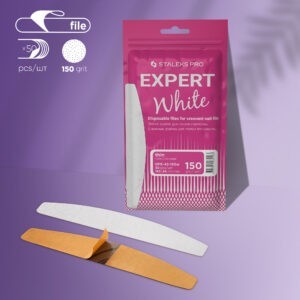 Staleks Expert jednorázové pilníky DFE-42-150w bílé