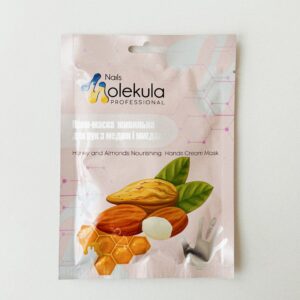 Výživná krémová maska na ruce s medem a mandlí