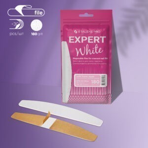 Staleks Expert jednorázové pilníky DFE-40-180w bílé