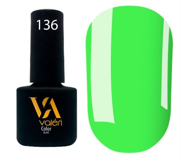 Color Gel Polish VALERI 136, 6 ml