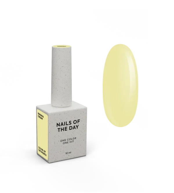 NAILSOFTHEDAY Color of the month July 2025 Banana Cream , 10 ml