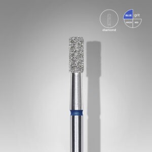 Diamantový brusný nástavec válec modrý EXPERT Průměr hlavy: 2,5 mm / pracovní část: 6 mm