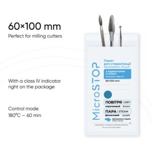 Microstop Sterilizačné-kraftové sáčky 60x100mm