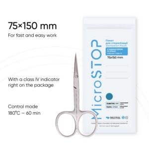 Microstop Sterilizačné-kraftové sáčky 75x150mm