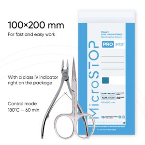 Microstop Sterilizačné-kraftové sáčky Prozori 100x200mm