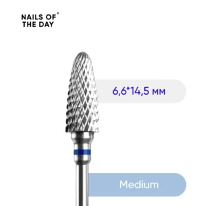 NAILSOFTHEDAY Carbide corn milling cutter 6.6*14.5 mm, blue