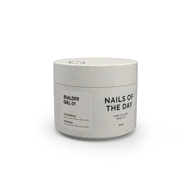 NAILSOFTHEDAY Builder gel 01, 30 ml (clear) - Obrázek 2