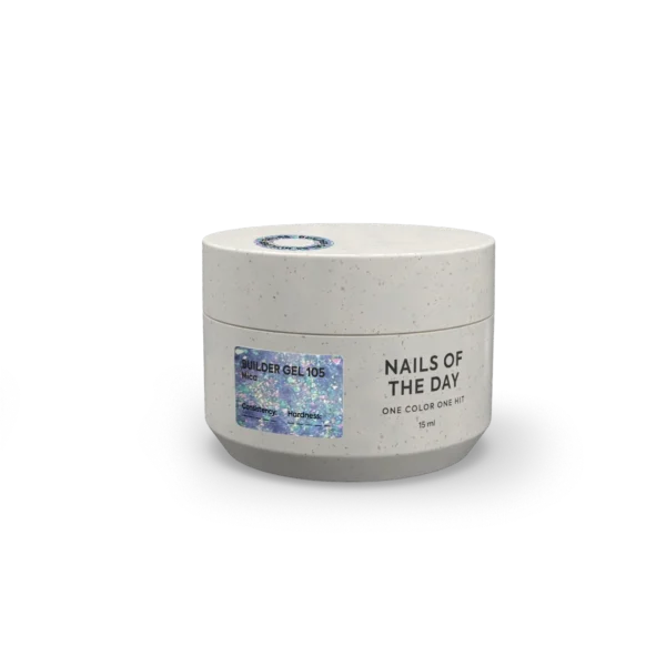 NAILSOFTHEDAY Builder gel 105, 15 ml