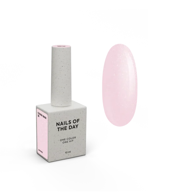 NAILSOFTHEDAY Cover basе shimmer 28, 10 ml