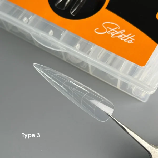 NAILSOFTHEDAY Dual Form Stiletto (Type3), 120 pcs - Obrázek 2
