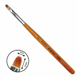 Oválný štětec OPI pro stavbu a modelaci nehtů gelem a akrylem - 02